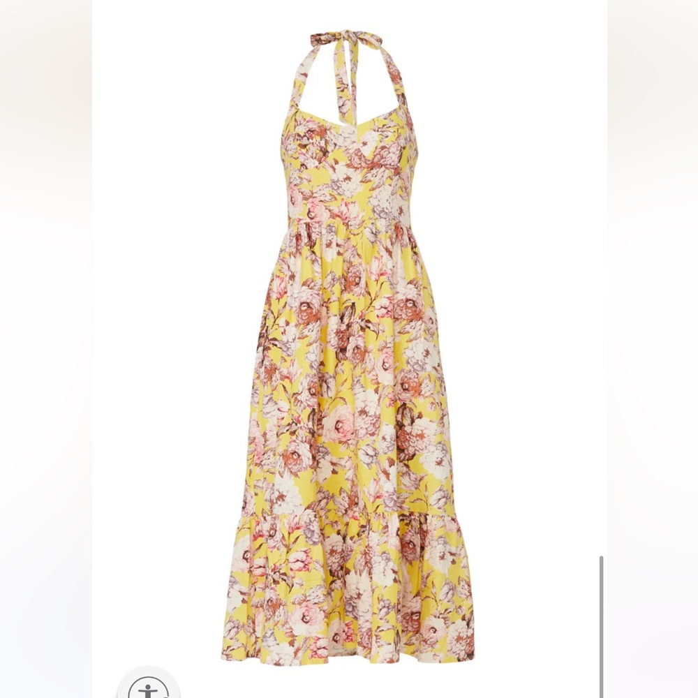 Bardot Floral Yellow Dress
